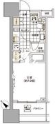 パークハビオ武蔵小山 504 間取り図 ?>