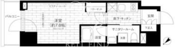 ステージファースト浅草橋2 202 間取り図