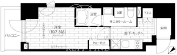 ステージファースト浅草橋2 303 間取り図