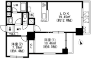 KDXレジデンス秋葉原 204 間取り図 ?>