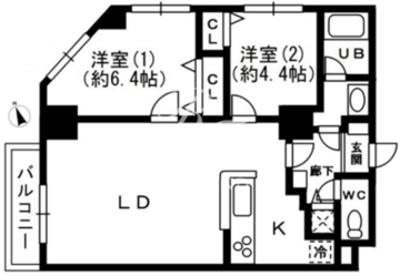 KDXレジデンス秋葉原 602 間取り図