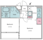 レジディア笹塚 219 間取り図