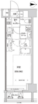 ガレリアレジデンス南千住 302 間取り図