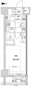 ガレリアレジデンス南千住 303 間取り図