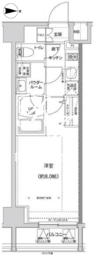 ガレリアレジデンス南千住 503 間取り図