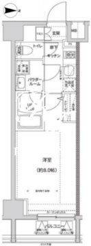 ガレリアレジデンス南千住 703 間取り図