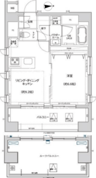 ガレリアレジデンス南千住 906 間取り図