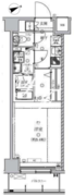クオリタス浅草 703 間取り図