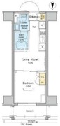 プラウドフラット亀戸 203 間取り図