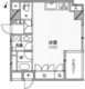 フロンティアテラス目黒 208 間取り図