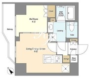 ルジェンテ・バリュ上野根岸 1101 間取り図
