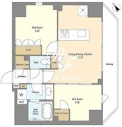 ルジェンテ・バリュ上野根岸 902 間取り図