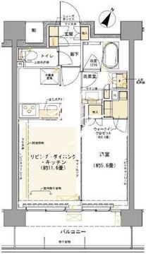 コムレジ赤羽 503 間取り図