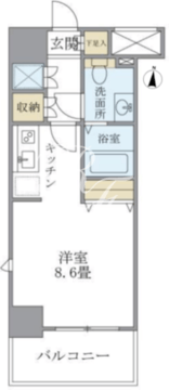 KDX吾妻橋レジデンス 1001 間取り図