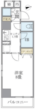 KDXレジデンス西新宿 401 間取り図