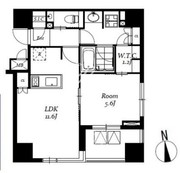 レジディア日本橋馬喰町3 1201 間取り図