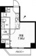 ブランセ森下 603 間取り図