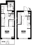 アスティーレ代々木公園 107 間取り図