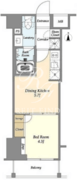 アジュールテラス東陽町 202 間取り図