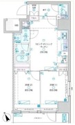 ジェノヴィア浅草4スカイガーデン 804 間取り図