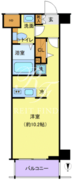 ラグディア麻布十番 204 間取り図