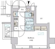 ブリリアイスト渋谷本町 401 間取り図