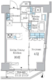 アーバンコア原宿 1103 間取り図
