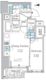 アーバンコア原宿 1301 間取り図