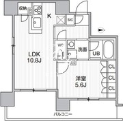 プライマル元浅草4丁目 601 間取り図