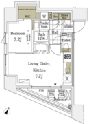 ミュプレ表参道 1101 間取り図