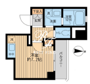 クリオ戸越銀座弐番館 1503 間取り図