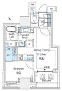 ミレアコート銀座プレミア 704 間取り図