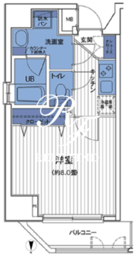 HF三田レジデンス2 203 間取り図