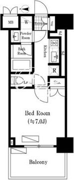 オアーゼ新宿西落合レジデンス 402 間取り図