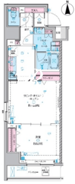 ジェノヴィア東神田グリーンヴェール 1112 間取り図