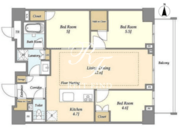 オアーゼ新宿市谷薬王寺 516 間取り図
