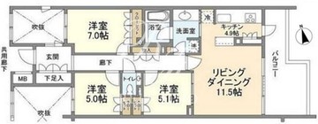 ザ・パークハウス広尾羽澤 233 間取り図