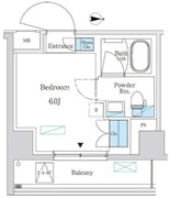 パークアクシス錦糸町スタイルズ 216 間取り図