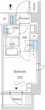 パークアクシス錦糸町スタイルズ 706 間取り図