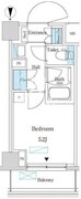 パークアクシス錦糸町スタイルズ 707 間取り図