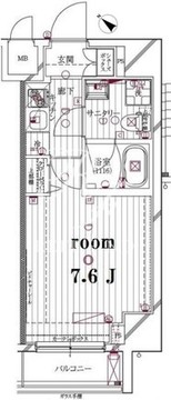 スプレスター浅草寿町 301 間取り図