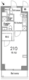 カスタリア中目黒 210 間取り図