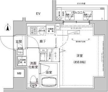 アイルプレミアム向島イースト 603 間取り図