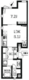 Ts Residence白金高輪 201 間取り図