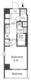 ADWレジデンス西新宿 1104 間取り図
