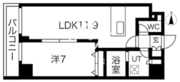 プレール・ドゥーク錦糸公園ノース 609 間取り図