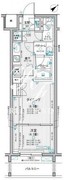 ミリアレジデンス東池袋 207 間取り図