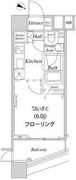 ファーストリアルタワー新宿 802 間取り図