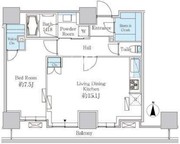 ベルファース芝浦タワー 1904 間取り図
