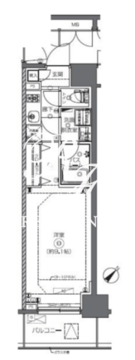 ズーム日本橋馬喰町 602 間取り図